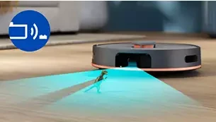 Dulkių siurblys-robotas Philips HomeRun 5000 serija, sausas ir drėgnas valymas, XU5000/10 aprašymas - Prekės nuotrauka