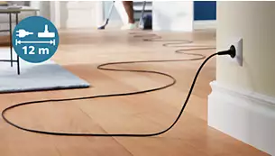 Dulkių siurblys su maišeliu Philips Performer LED 8000 serija XD8122/10, 900 W, „TriActive“ aprašymas - Prekės nuotrauka