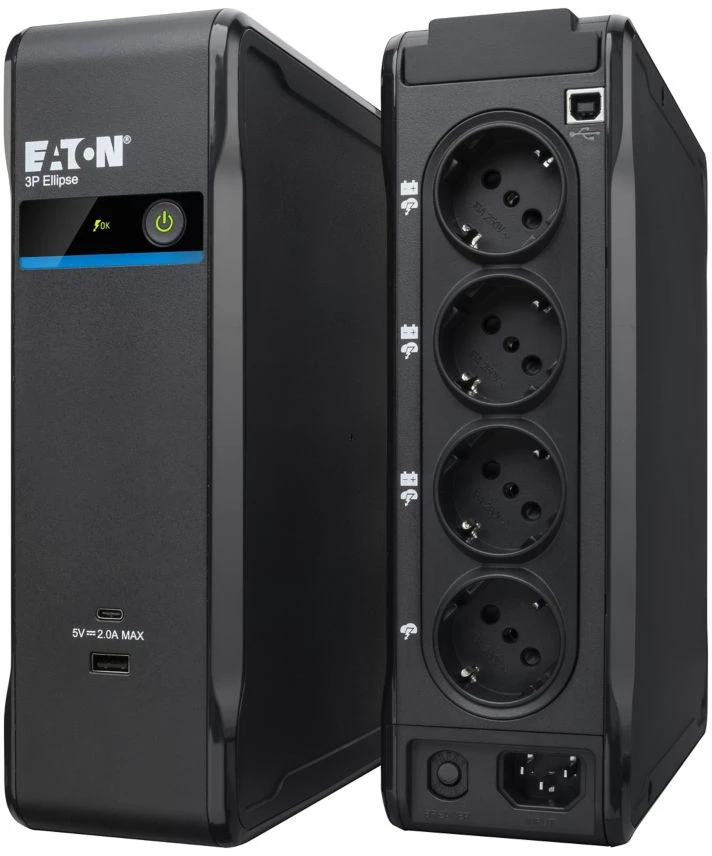 „Eaton 3P Ellipse 900 USB DIN“ | 900 VA | 540 W