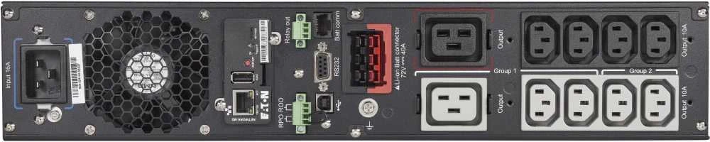 Eaton 9PX 3000i RT2U tinklo paketas ličio jonų