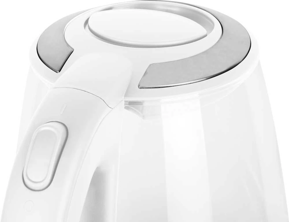 ECG Elektrinė virdulys RK 2020 Baltas Glass, 2 L, 360° base with power cord storage, Mėlyna backlight, 1850-2200 W