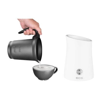 ECG NM 2255 Latte Art Baltas Pieno putotuvas, 3 automatiniai darbo režimai, Šildymo talpa: 300 ml / putojimui 150 ml