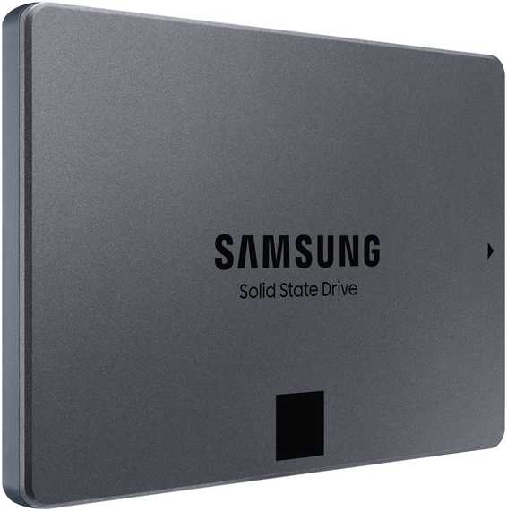 Kietasis diskas  SSD SAMSUNG 870 QVO/1TB/Rašymo greitis 530 MBytes/sec/Skaitymo greitis 560 MBytes/sec/2,5"/TBW 360 TB/MTBF 1500000 hours/MZ-77Q1T0BW