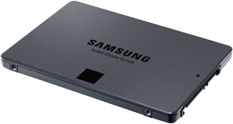 Kietasis diskas  SSD SAMSUNG 870 QVO/1TB/Rašymo greitis 530 MBytes/sec/Skaitymo greitis 560 MBytes/sec/2,5"/TBW 360 TB/MTBF 1500000 hours/MZ-77Q1T0BW