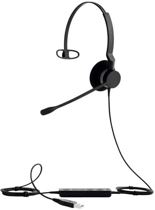 Ausinės Jabra Biz 2300 USB Duo tipas: 82 E-STD, Juodos spalvos