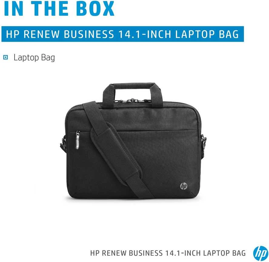 Hewlett Packard (HP) HP Business 14.1 Slim Top Load, RFID & Bluetooth tracker Pocket, Cable pass-through, Sanitizable - Juodas (Atnaujinta)