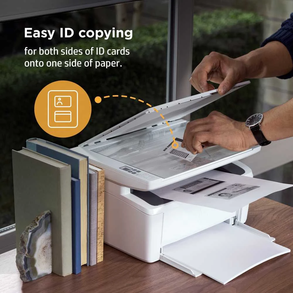 Daugiafunkcis lazerinis spausdintuvas HP LaserJet MFP M140w, spausdinimas / kopijavimas / skenavimas, nespalvotas, A4, 20 ppm, USB / Wi-Fi, baltas