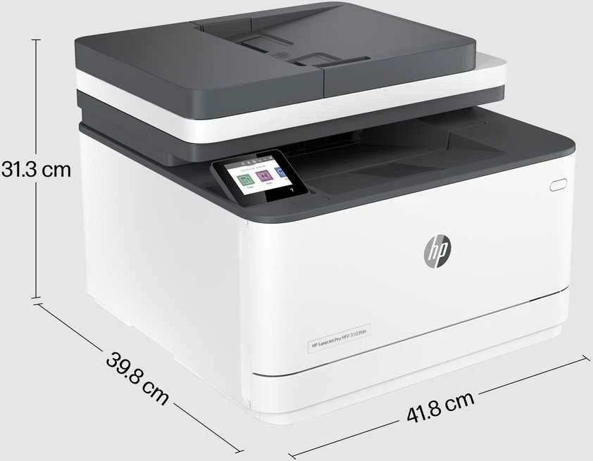 Hewlett Packard (HP) HP LaserJet Pro MFP 3102fdn AIO All-in-One Spausdintuvas - A4 Mono lazerinis, Spausdinti/Kopijuoti/Skenuoti/Faksas, Automatinis dokumentų tiektuvas, Auto-Duplex, LAN, 33ppm, 350-2500 puslapių per mėnesį M227fdn)