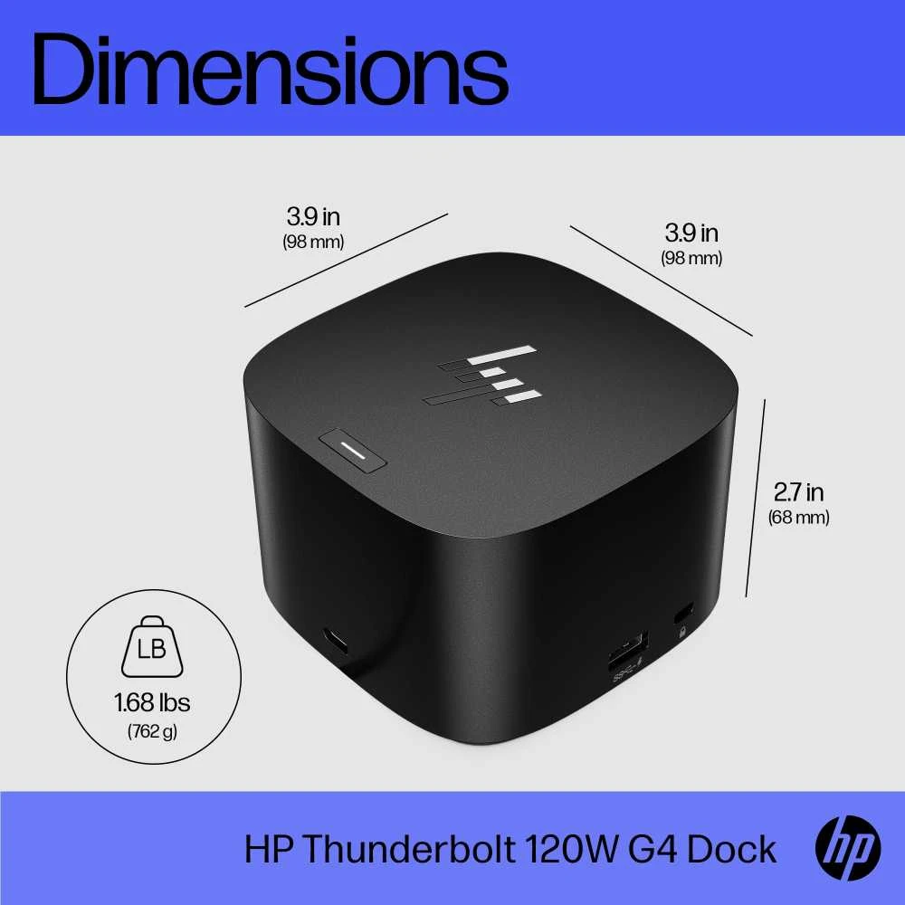 Prijungimo stotelė HP Thunderbolt Dock 120W G4 (4J0A2AA)