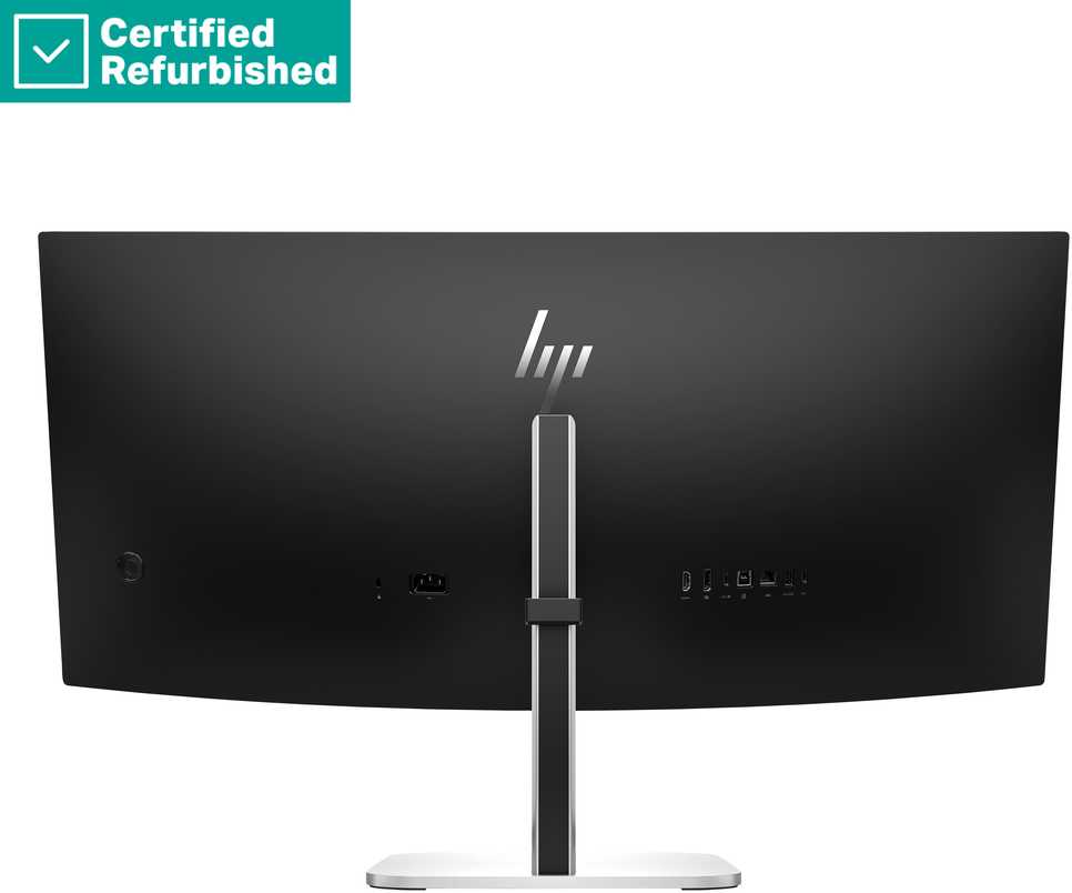 Hewlett Packard (HP) RENEW GOLD HP 534pm Series 5 Pro Curved Conferencing Monitorius - 34" 3440x1440 WQHD 400-nit 100Hz AG, Curved, VA, USB-C(100W)/USB-C(15W)/HDMI/DisplayPort, 3x USB-A, speakers, 5MP webcam, RJ-45 LAN, height adjustable/tilt/swivel, 1 metai (Atnaujinta)