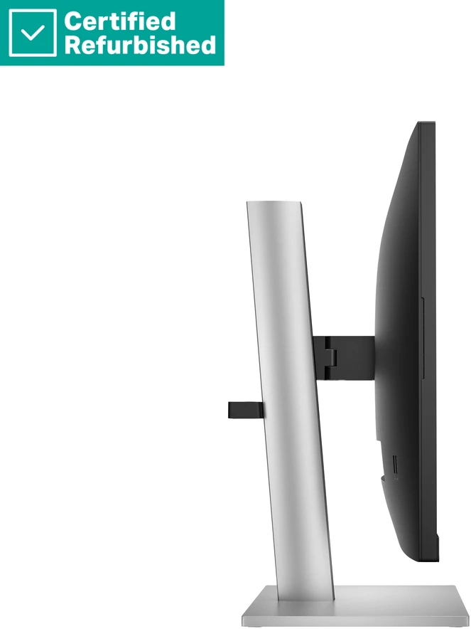 Hewlett Packard (HP) RENEW Sidabrinis HP E24t G5 FHD Touch Monitorius - 23.8" 1920x1080 FHD 300-nit Touch 75Hz AG, IPS, HDMI/DisplayPort, 4x USB-A, height adjustable/tilt/swivel/pivot, 1 metai