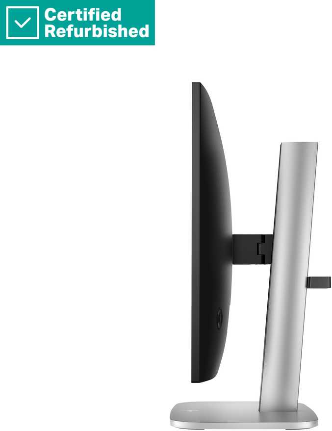 Hewlett Packard (HP) RENEW Sidabrinis HP 524pf Series 5 Pro FHD Monitorius - 23.8" 1920x1080 FHD 350-nit 100Hz AG, IPS, HDMI/DisplayPort, 4x USB-A, height adjustable/tilt/swivel/pivot, 1 metai (replaces E24 G5) (Atnaujinta)