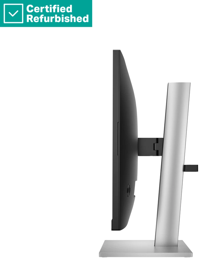 Hewlett Packard (HP) RENEW Sidabrinis HP E24t G5 FHD Touch Monitorius - 23.8" 1920x1080 FHD 300-nit Touch 75Hz AG, IPS, HDMI/DisplayPort, 4x USB-A, height adjustable/tilt/swivel/pivot, 1 metai