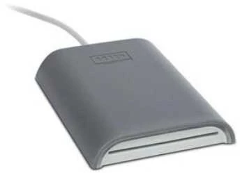 Pilkas HID OMNIKEY 5422 kortelių skaitytuvas su laidu