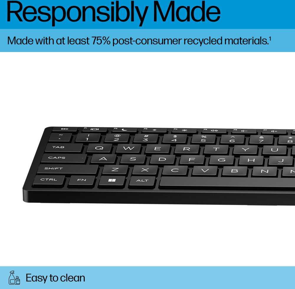 Hewlett Packard (HP) HP 320MK USB su laidu Pelė Klaviatūra Combo - Juodas - US/RUS