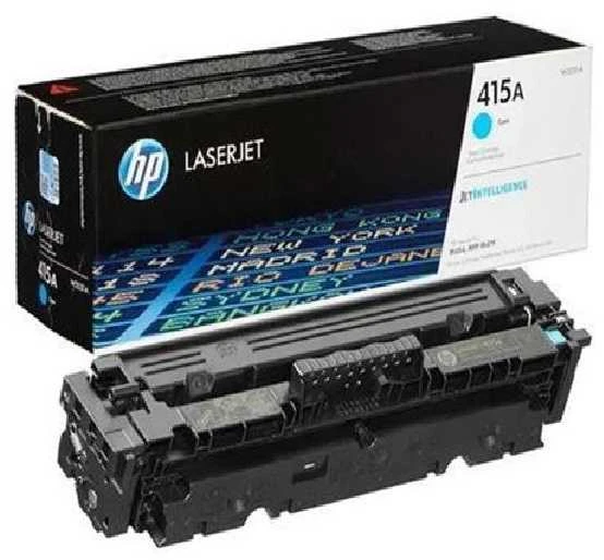 „Hewlett Packard“ (HP) „HP 415A Cyan LaserJet“ dažų kasetė