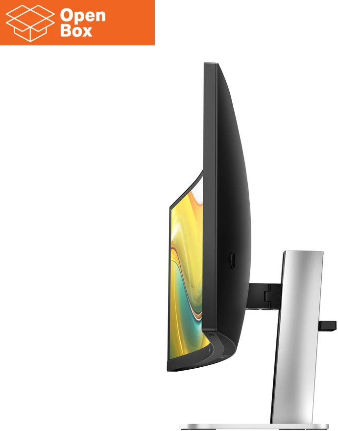 HP 534pm Series 5 Pro WQHD USB-C Curved Conferencing Monitorius - OPENBOX - 34" 3440x1440 WQHD 400-nit AG, VA, USB-C(100W/15W)/HDMI/DisplayPort, 3x USB-A, speakers, 5MP webcam, RJ-45 LAN, height adjustable/tilt/swivel, 3 metai (replaces E34m)
