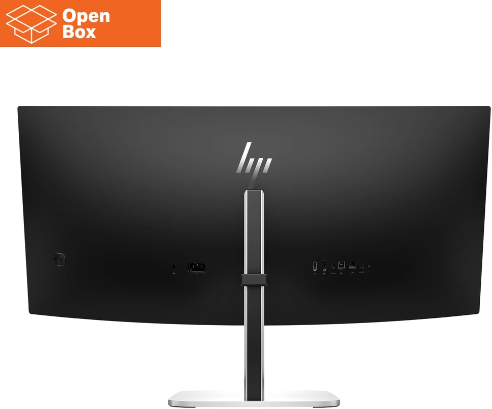 HP 534pm Series 5 Pro WQHD USB-C Curved Conferencing Monitorius - OPENBOX - 34" 3440x1440 WQHD 400-nit AG, VA, USB-C(100W/15W)/HDMI/DisplayPort, 3x USB-A, speakers, 5MP webcam, RJ-45 LAN, height adjustable/tilt/swivel, 3 metai (replaces E34m)