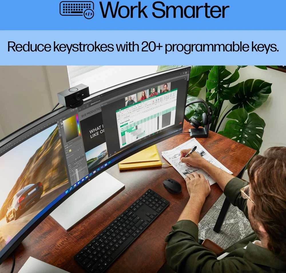 HP 650 Wireless Pelė Klaviatūra Combo - Baltas - US ENG