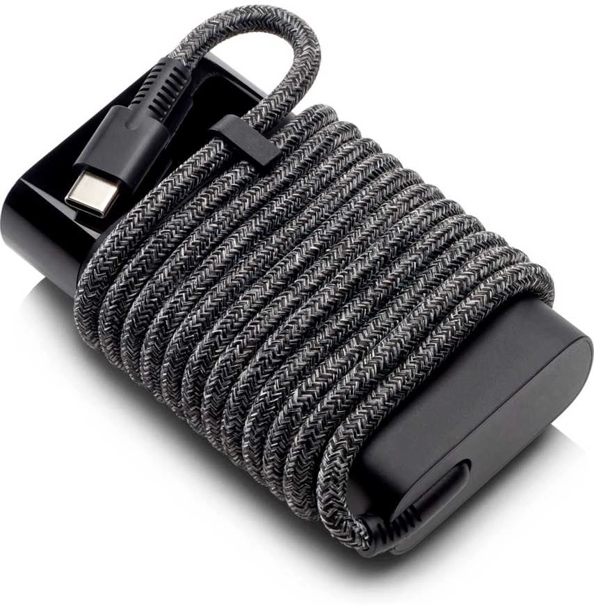HP 65 W USB-C plonas kintamosios srovės maitinimo adapteris Kelioninis nešiojamojo kompiuterio įkroviklis / tinka ProBook 440 450 445 455, EliteBook 630 640 650 660 645 655 665 830 840 850 860 835 56485 x 3485 G6 G7 G8 G9 G10 G11, laumžirgis