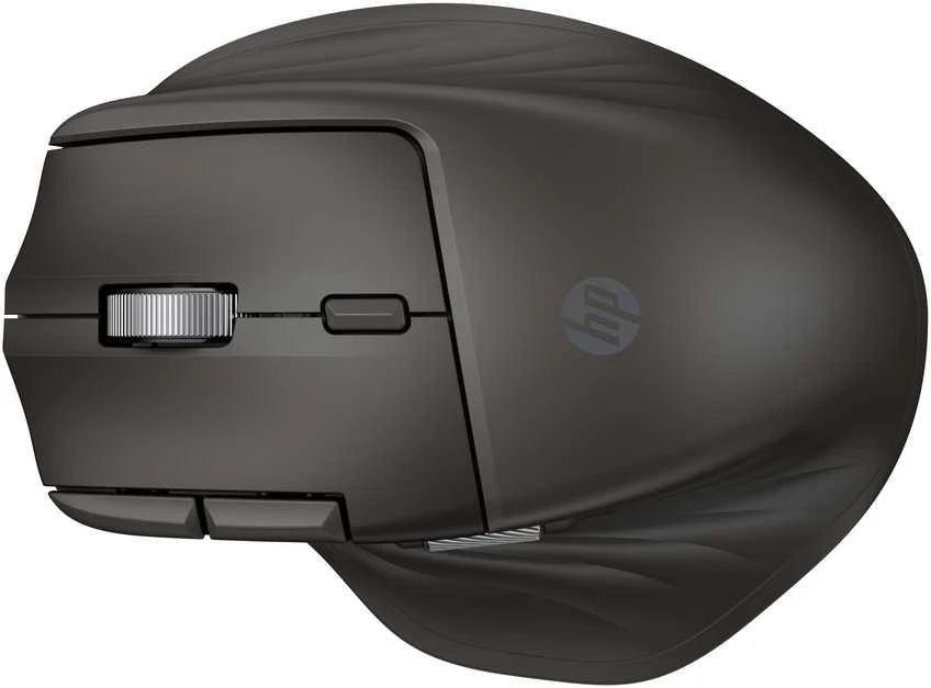 Pelė HP 785M itin greitas magnetinis slinkties belaidis superkondensatorius, programuojamas, daugiapaviršinis, daugiaįrenginis, trumpasis ratukas, patogus silikoninis - Juodas