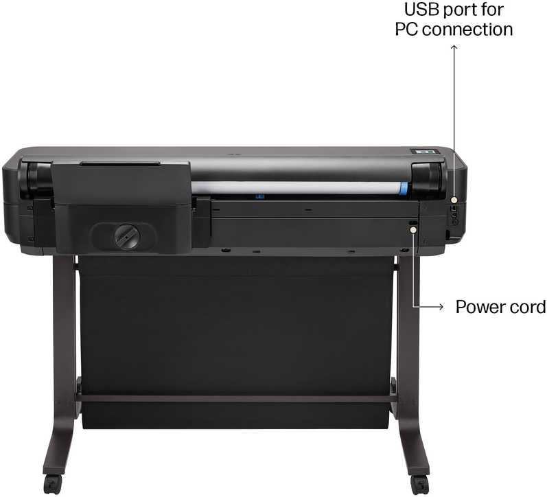 Ploter HP DesignJet T650 24-in Spausdintuvas