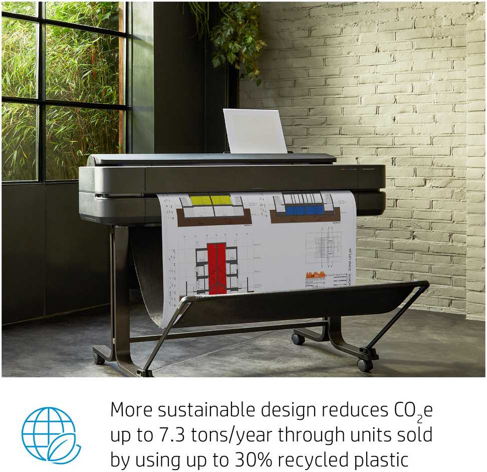 Ploter HP DesignJet T650 24-in Spausdintuvas