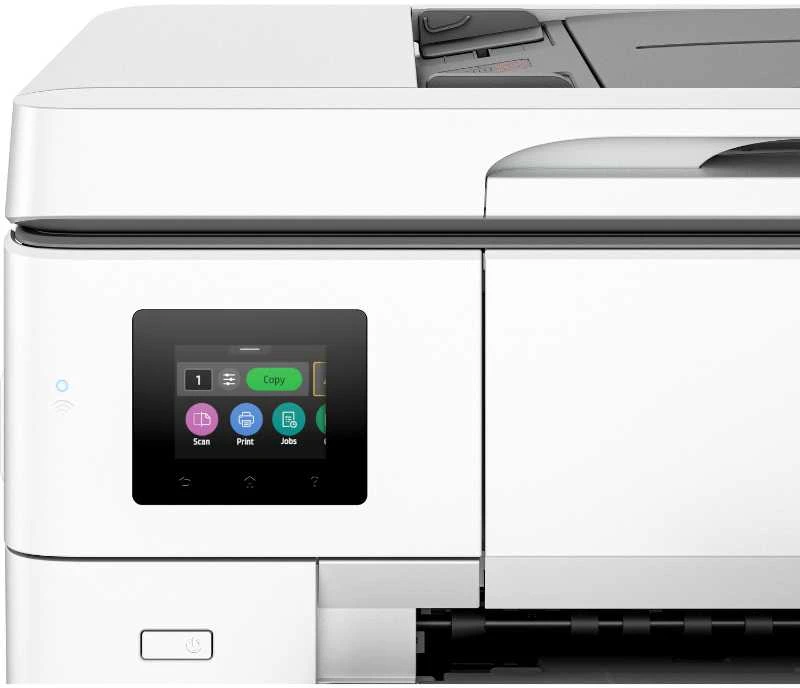 Hewlett Packard (HP) HP OfficeJet Pro 9720e HP+ plataus formato „AiO“ daugiafunkcis spausdintuvas Spausdintuvas - A3/A4 spalvotas rašalinis, spausdinimas / kopijavimas / nuskaitymas, automatinis dokumentų tiektuvas, automatinis dvipusis spausdinimas, LAN, Wifi, 22 psl./min., 250–1500 puslapių per mėnesį (pakeičia OfficeJet Pro 7720)