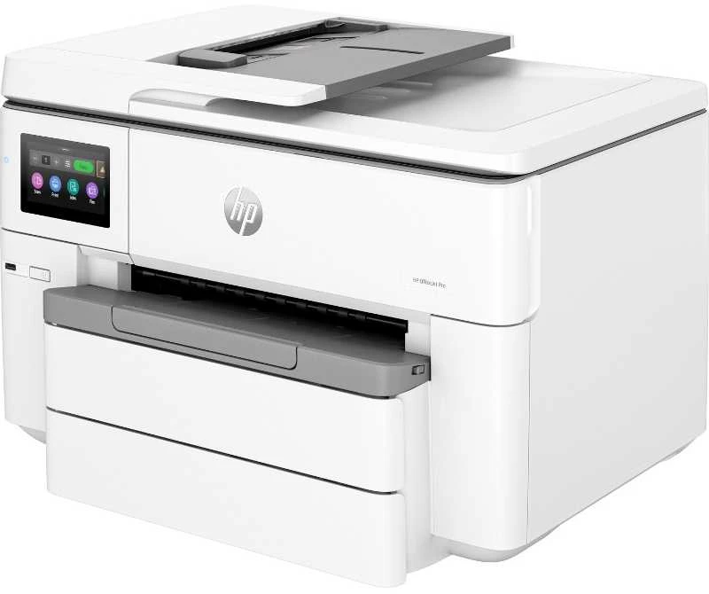 Hewlett Packard (HP) HP OfficeJet Pro 9730e HP+ plataus formato AiO All-in-One Spausdintuvas - A3/A4 spalvotas rašalas, spausdinimas/kopijavimas/nuskaitymas, automatinis dokumentų tiektuvas, automatinis dvipusis, du dėklai, LAN, Wifi, 22 psl. per mėnesį, 250-1500 puslapių (pakeičia OfficeJet Pro 7740)