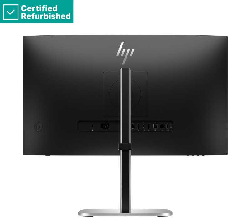 Hewlett Packard (HP) RENEW GOLD HP 527pu Series 5 Pro QHD Charging Monitorius - 27" 2560x1440 QHD 350-nit 100Hz AG, IPS, USB-C(100W/15W)/HDMI/DisplayPort Daisy-Chain, 3x USB-A, RJ-45 LAN, height adjustable/tilt/swivel/pivot, 1 metai (replaces E27u G5) (Atnaujinta)