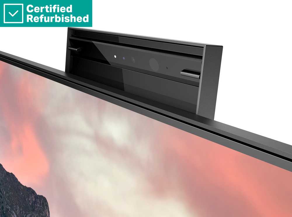 Hewlett Packard (HP) RENEW GOLD HP E27m G4 QHD Conferencing Monitorius - 27" 2560x1440 QHD 300-nit 75Hz AG, IPS, USB-C(65W)/HDMI/DP Daisy-Chain, 4x USB-A, speakers, 5MP IR cam, RJ-45 LAN, height adjustable/tilt/swivel/pivot, 1 metai (Atnaujinta)