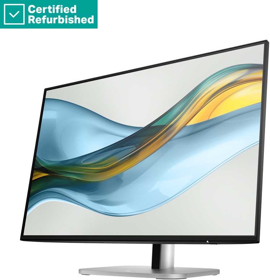 Hewlett Packard (HP) RENEW Sidabrinis HP 524pn Series 5 Pro WUXGA Monitorius - 24" 1920x1200 WUXGA 350-nit 100Hz AG, IPS, HDMI/DisplayPort, 4x USB-A, height adjustable/tilt/swivel/pivot, 1 metai (replaces E24i G4) (Atnaujinta)