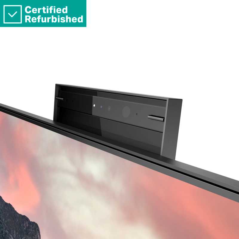 Hewlett Packard (HP) RENEW GOLD HP E27m G4 QHD Conferencing Monitorius - 27" 2560x1440 QHD 300-nit 75Hz AG, IPS, USB-C(65W)/HDMI/DP Daisy-Chain, 4x USB-A, speakers, 5MP IR cam, RJ-45 LAN, height adjustable/tilt/swivel/pivot, 1 metai (Atnaujinta)