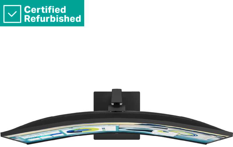 Hewlett Packard (HP) RENEW Sidabrinis HP P34hc G4 Curved Charging Monitorius - 34" 3440x1440 WQHD 250-nit 100Hz AG, Curved, VA, USB-C(65W)/HDMI/DisplayPort, 4x USB-A, speakers, height adjustable/tilt, 1 metai (Atnaujinta)