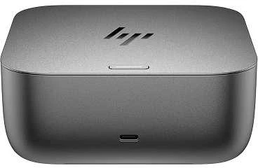 HP „Thunderbolt 4 Ultra Dock G6“ 280 W su kombinuotu kabeliu - 5x USB-A, 2x USB-C, 1x USB-C „Thunderbolt 4“, 2x DisplayPort, 1x HDMI, 1x RJ-45, „Meteor Sidabrinis“, 3 metai