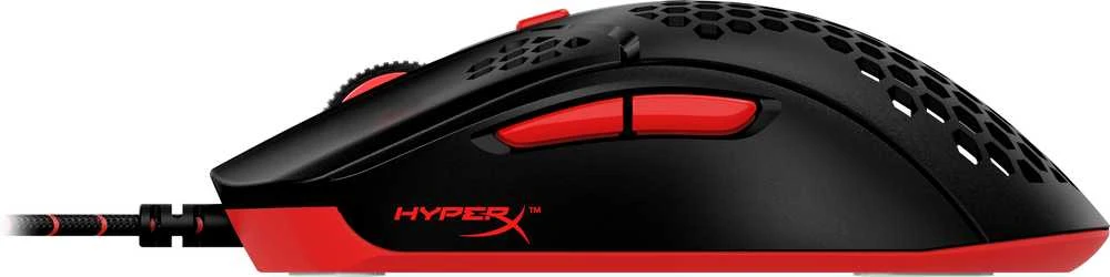 Žaidimų pelė HyperX Pulsefire Haste, Juoda/Raudona