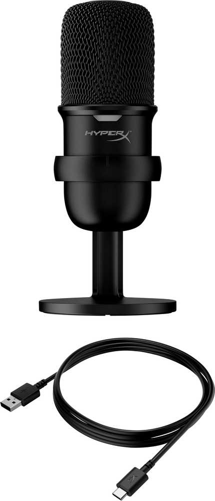 HyperX SoloCast - USB mikrofonas, juodas