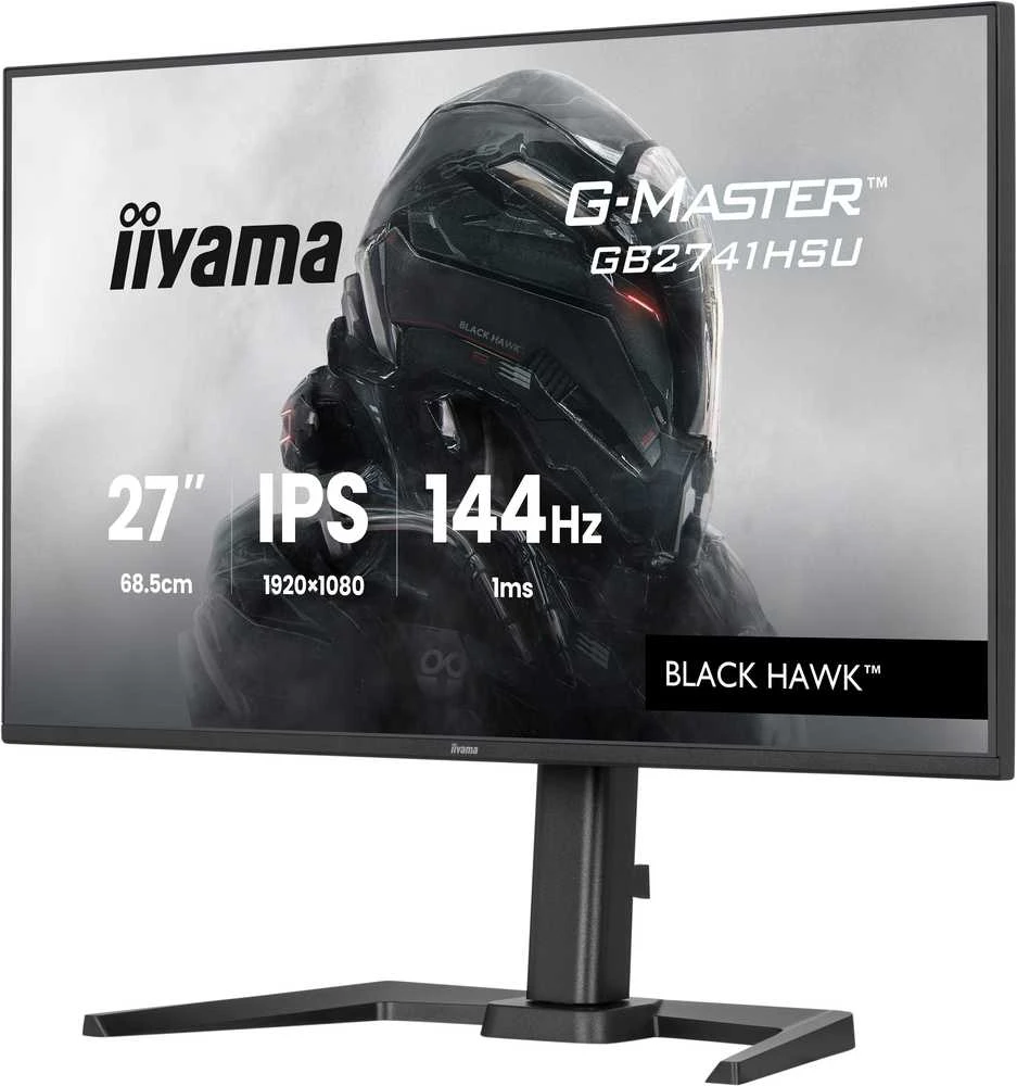 iiyama G-MASTER GB2741HSU-B1 computer monitorius 68.6 cm (27") 1920 x 1080 pikselių Full HD LED Juodas