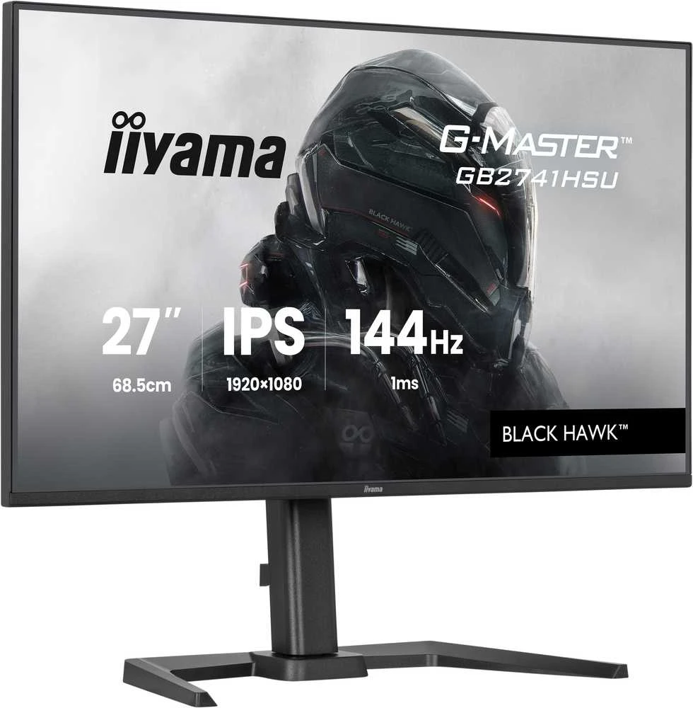 iiyama G-MASTER GB2741HSU-B1 computer monitorius 68.6 cm (27") 1920 x 1080 pikselių Full HD LED Juodas