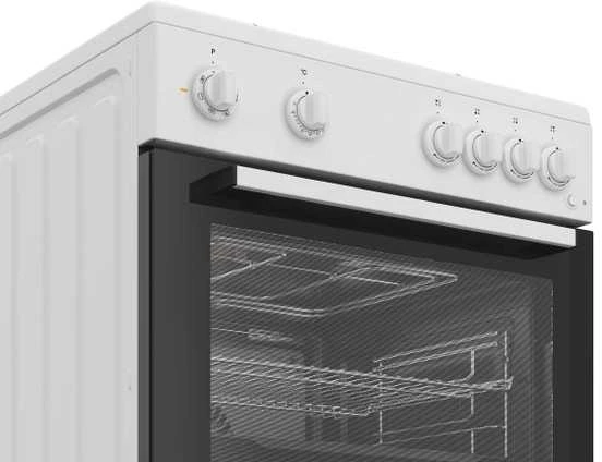 Viryklė INDESIT Cooker | I6G5KCW | Hob type Gas | Oven type Electric | Baltas | Plotis 60 cm | Grilling | Gylis 60 cm | 72 L