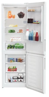 INDESIT Šaldytuvas | INKS 1361 W4E1 | Energy efficiency class E | Free standing | Combi | Height 185.2 cm | Šaldytuvas net capacity 223 L | Šaldiklis net capacity 120 L | 38 dB | Baltas