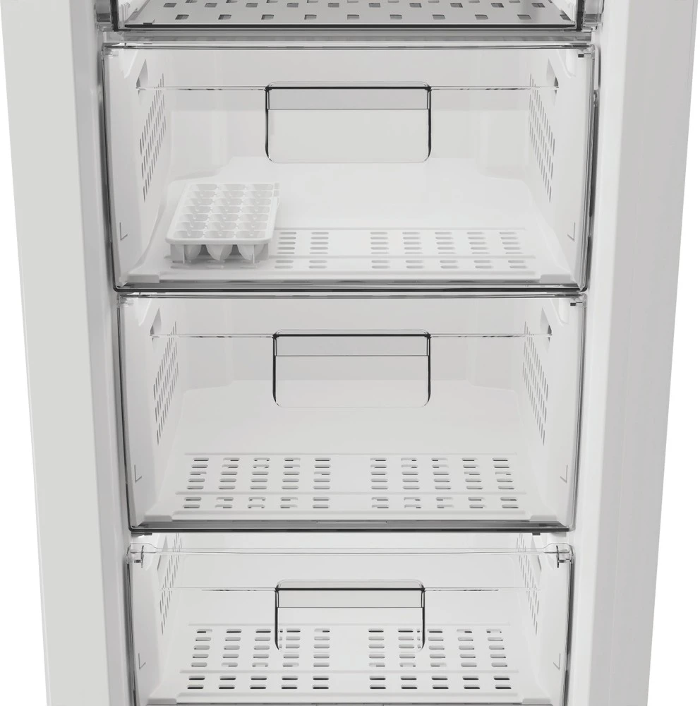 INDESIT Šaldiklis | FINS 1261 W4 | Energijos vartojimo efektyvumo klasė E | Vertikalus | Laisvai pastatomas | Aukštis 171 cm | Bendra grynoji talpa 244 l | Sistema „No Frost“ | Baltas
