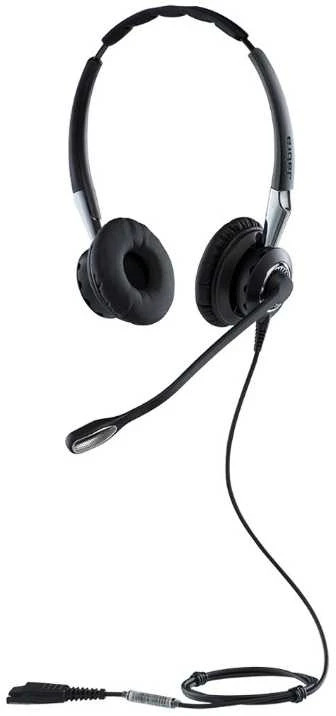 Jabra Biz 2400 II QD Duo NC Wideband Balanced Laidinės ausinės, QD, Juoda