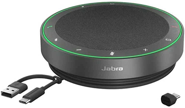 Jabra Speak2 75 UC Link 380c Belaidis Konferencinis garsiakalbis, Bluetooth, USB-C, Dark Pilkas