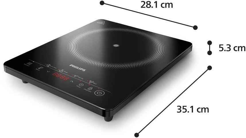 Kaitlentė Philips 3000 series mini induction hob HD5830/90/Damaged package (Pažeista pakuotė)