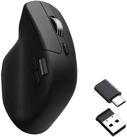Keychron M6 Silent Wireless (M6S-A1) 1000Hz Juodas (Juoda) Belaidė Žaidimų Pelė
