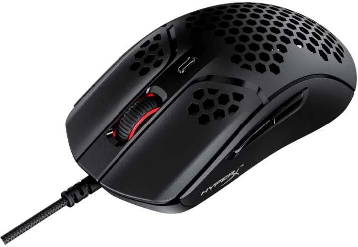 Žaidimų pelė HyperX Pulsefire Haste, Juoda/Raudona