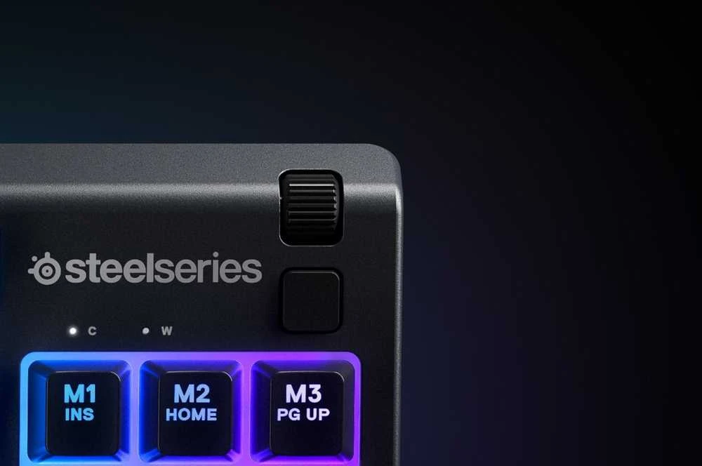 Žaidimų klaviatūra SteelSeries Apex 3 TKL, US kalba, Juodos spalvos