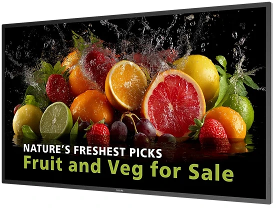 Monitorius PHILIPS 43" UHD 24/7 600 NITS ANDROID SOC WIFI