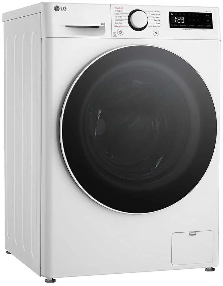 LG Skalbimo mašina F2WR508S0W, 8 kg, 1200 aps/min, A klasės, Balta